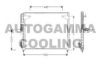 AUTOGAMMA 104303 Condenser, air conditioning